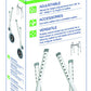 Walker Extension Leg Kit with Wheels - Adjustable Height, Fits Drive & Most Walkers