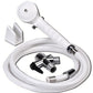 Handheld Shower Head with On/Off Switch, Diverter Valve, and 80-Inch Hose