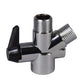 Handheld Shower Head with On/Off Switch, Diverter Valve, and 80-Inch Hose