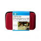 Vehicle Emergency Kit with Jumper Cables, LED Headlamp & Zippered Case