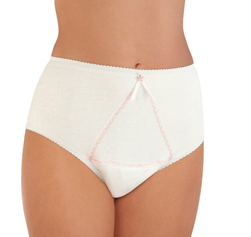 Dignity Lady Plus Large Incontinence Panty - Reusable, Secure Liner with Stretch Hook Pouch, Fits Hips 41-42", Waist 28-36"