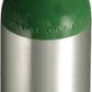 682 Liter Oxygen E Cylinder with Toggle Valve - Portable Respiratory Tank