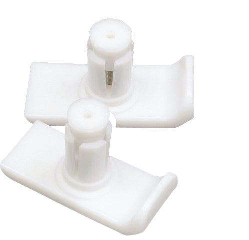 Carex Walker Ski Glides for 1 1/8" Tubing - Smooth Glide, Fits Most Walkers - Pair