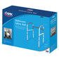 Carex Stand-Alone Bathroom Safety Rail - Adjustable Height Toilet Assist Grab Bar, 300 lb Capacity