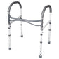 Carex Stand-Alone Bathroom Safety Rail - Adjustable Height Toilet Assist Grab Bar, 300 lb Capacity