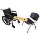 Safe Patient Transfer Board with Hand Cutouts - 8 x 24 Inch Wooden Slide Board