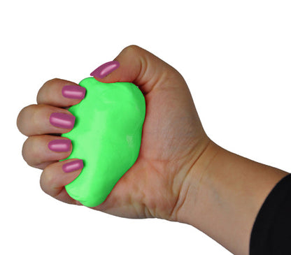 Squeeze 4 Strength Green Medium 2 oz Hand Therapy Putty for Hand & Finger Strengthening