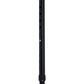Blue Jay Soft Foam Offset Handle Cane, Black, Adjustable Aluminum Walking Cane with Wrist Strap