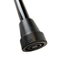 Blue Jay Soft Foam Offset Handle Cane, Black, Adjustable Aluminum Walking Cane with Wrist Strap