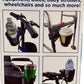 Deluxe Multi-Directional Cup Holder for Rollators, Wheelchairs, Walkers - Hold My Drink by Blue Jay