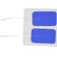 Blue Jay Reusable TENS Unit Electrodes - 1.5 x 2.5 Inch Rectangle, 4-Pack