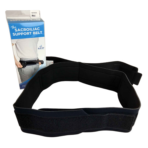 Blue Jay Sacroiliac SI Joint Support Belt - Black, Medium (34-40 Inch)
