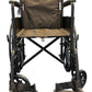 ROLL WITH ME 18" Wheelchair - Fixed Arms, Swing-Away Footrests - Standard K1 Model
