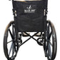 ROLL WITH ME 18" Wheelchair - Fixed Arms, Swing-Away Footrests - Standard K1 Model