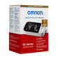 OMRON 10 Series Upper Arm Blood Pressure Monitor - Dual Display, Bluetooth, 2 Users, 200 Memory