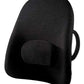 ObusForme Wideback Backrest Support - Extra Wide Lumbar Cushion for Broad Backs - Black