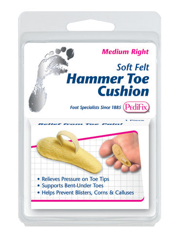 Hammer Toe Cushion - X-Large Left Foot - Toe Support & Forefoot Pain Relief