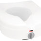 Carex E-Z Lock 5-Inch Raised Toilet Seat with Handles - Elevated Toilet Seat for Elderly & Handicap - 300 lb Capacity