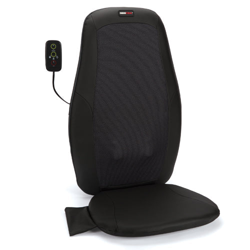 Shiatsu Back Massager with Heat - Deep Kneading Lumbar Support Cushion
