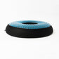 Circular Gel Seat Cushion - Tailbone Support, Cooling Memory Foam for Home, Office, Travel