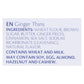 Jules Destrooper - Cookies - Ginger Thins - Case Of 12 - 3.35 Oz.