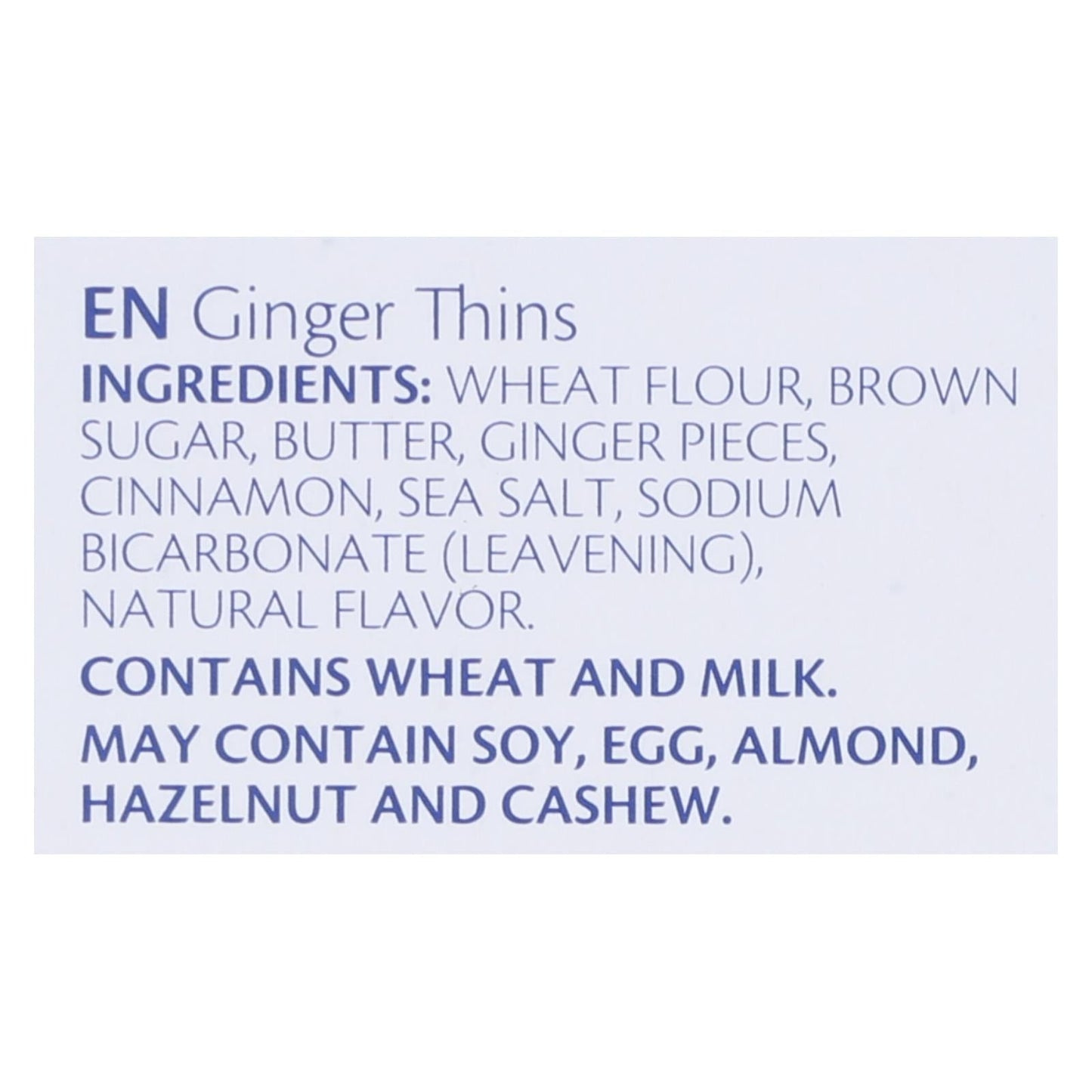 Jules Destrooper - Cookies - Ginger Thins - Case Of 12 - 3.35 Oz.