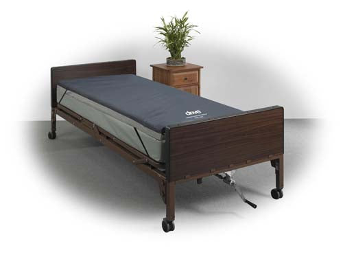 Drive Gel Mattress Overlay for Hospital Bed, 76x34x3.5, Pressure Relief & Comfort