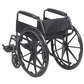 Wheelchair, 18", Fixed Arms, Swing-Away Footrests, 250 lb Capacity