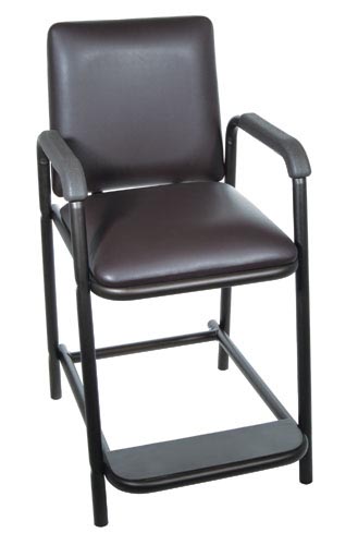 Hip Chair Deluxe - Brown Vein Frame, Padded Cushions - 300 lb Capacity
