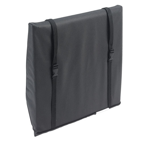 Wheelchair Back Support Cushion 20x17 with Lumbar Support & Non-Slip Base