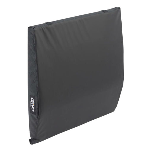 Wheelchair Back Support Cushion 20x17 with Lumbar Support & Non-Slip Base
