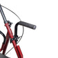 Duet 2-in-1 Rollator Transport Chair - Burgundy, Lightweight, Padded Seat & Backrest