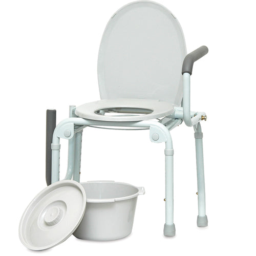 ProBasics Drop Arm Commode - Bedside Commode, Toilet Safety Frame - 300 lb Capacity