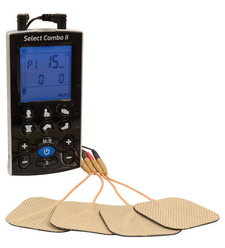 InTENSity Select Combo II - 4-in-1 Electrotherapy TENS Unit with IF, NMES & RUSSIAN