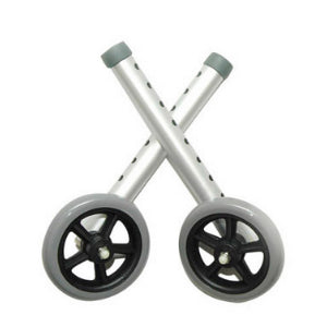 ProBasics 5" Fixed Walker Wheels with Glide Caps - Universal Pair