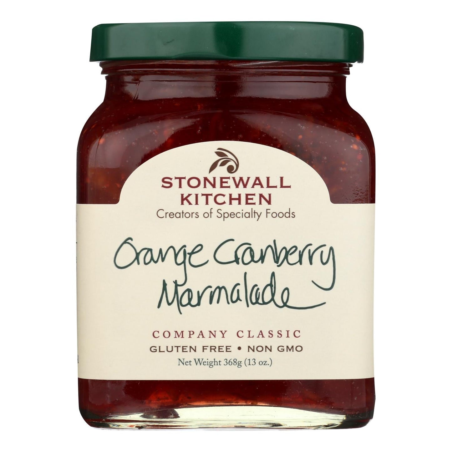 Stonewall Kitchen Orange Cranberry Marmalade | Case of 12 (13 Oz Jars) | Gourmet Breakfast Spread | GMO Free