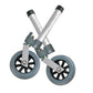 Swivel or Fixed 5-Inch Walker Wheels with Locks and Glides - 350 lbs Capacity