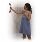 Knurled Chrome Grab Bar 12 Inch - Non-Slip Grip, Heavy Duty