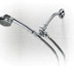 Deluxe Chrome Handheld Shower Massager - 3 Spray Settings, 84" Hose