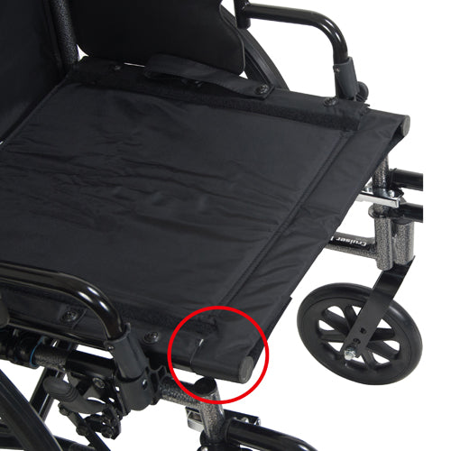K3 Lightweight 20" Wheelchair with Detachable Desk Arms & Swing-Away Footrests - Cruiser III