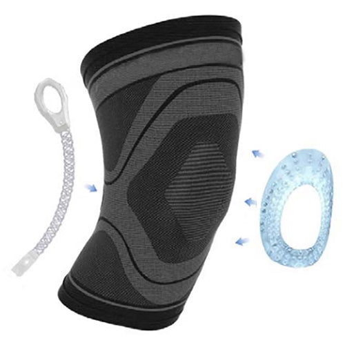 Active Compression Knee Sleeve with Patella Gel Support & Flexible Stays - Small