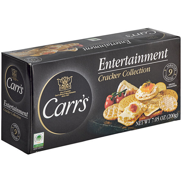 Carr's Crackers Entertainment Collection Assortment Variety Pack, 7.05 Oz. Box