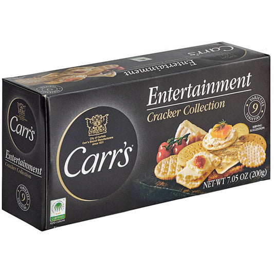 Carr's Crackers Entertainment Collection Assortment Variety Pack, 7.05 Oz. Box