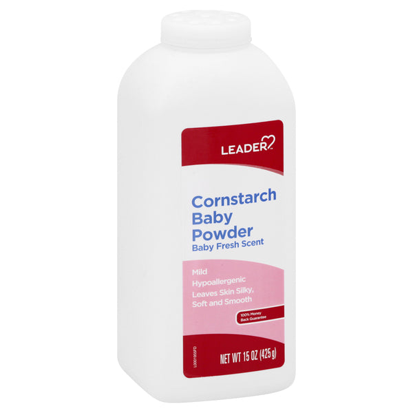 Leader Baby Powder Cornstarch 15 Oz