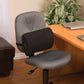 Obusforme Lumbar Support with Massage - Black - Portable Back Cushion for Home, Office, Car
