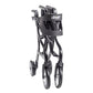 Nitro Sprint Rollator Black - Lightweight, Foldable Mobility Walker with Slow-Down Brake & 350 lb Capacity, 19 lbs