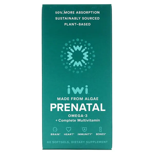 Iwi Prenatal Omega-3 Essential Fatty Acids (60 Softgels)