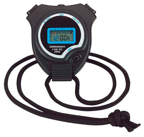 Digital Stop Watch - Programmable Alarm, Split Time & Calendar Mode