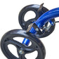 Keep Me Moving Steerable Folding Knee Scooter - BlueJay - Compact Mobility Walker