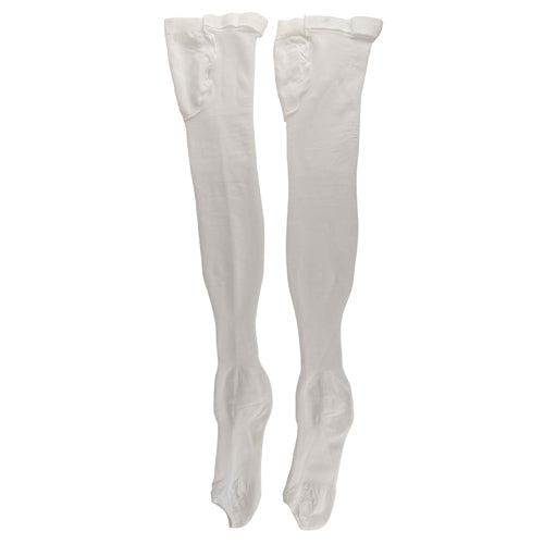 Anti-Embolism Stockings 15-20 mmHg Thigh High with Inspection Toe, Medium Regular
